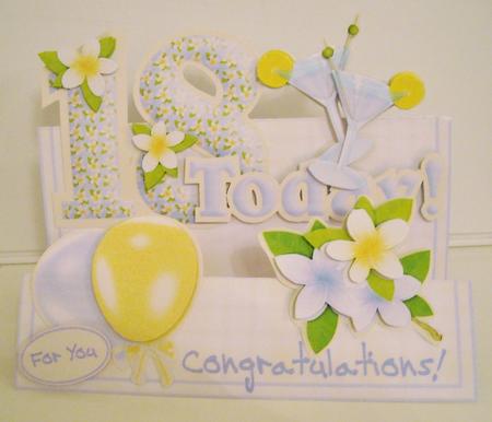 Words & Pictures Stepper Mini-kit - 18 Today by Pam Stubley