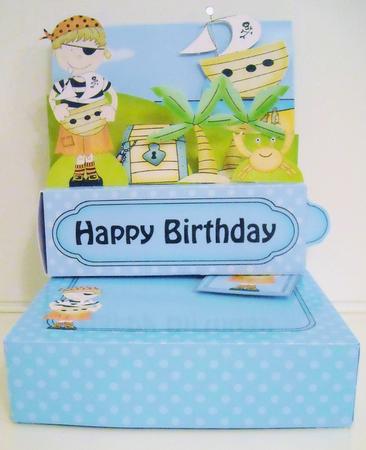 3D Boyz Joze Pirate Slider Box Card Kit by Pam Stubley