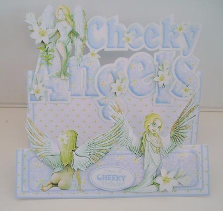 Words & Pictures Stepper Mini-kit - Cheeky Angels by Pam Stubley