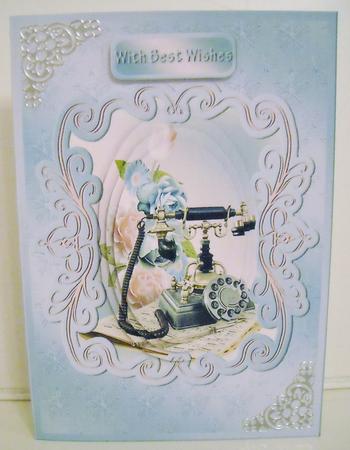 Keep in Touch Pyramid Card by Pam Stubley