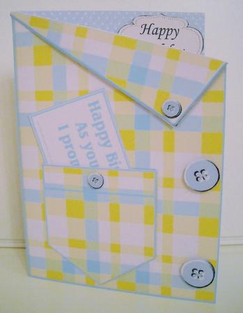 Shirt Front Card 2 by Pam Stubley
