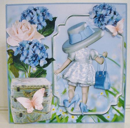 Off to the Shops Card Front Kit by Pam Stubley