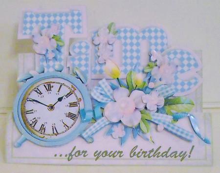 Words & Pictures Stepper Mini-kit - Time by Pam Stubley