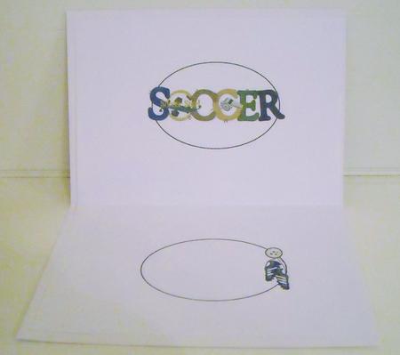 Soccer Star Large Dl Insert by Pam Stubley