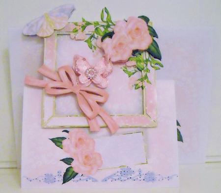 Over the Edge Card Kit with Envelope & Insert - Rose Cerise by Pam Stubley