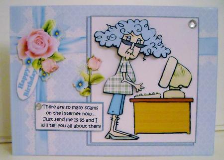 Stella and Internet Scams by Pam Stubley