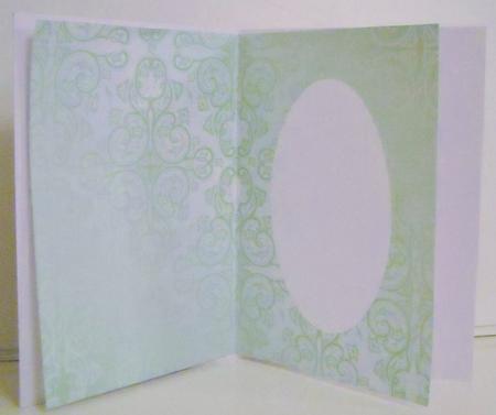 Bright Drab Green Floral Insert by Pam Stubley