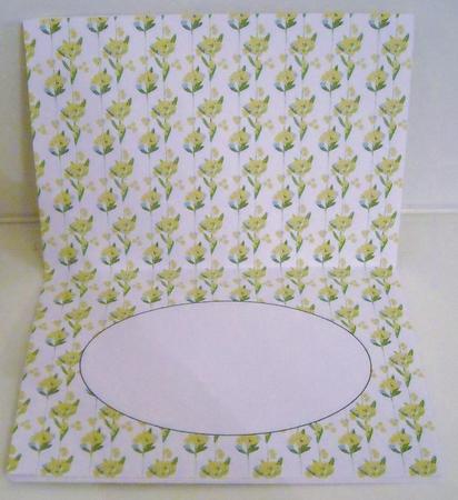 Vintage Yellow Flowers Insert 2 by Pam Stubley