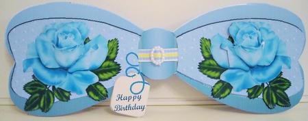 Blue Rose Bow Mini Kit by Pam Stubley