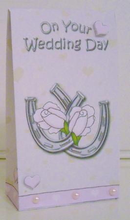 3D Wedding Day Horse Shoes Gift Bag Mini Kit by Pam Stubley