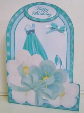 Cutaway Card - Jade Dress Hb by Pam Stubley