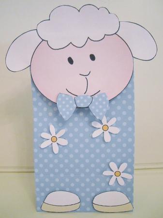 3D Little Lamb Cute Character Gift Bag Mini Kit by Pam Stubley