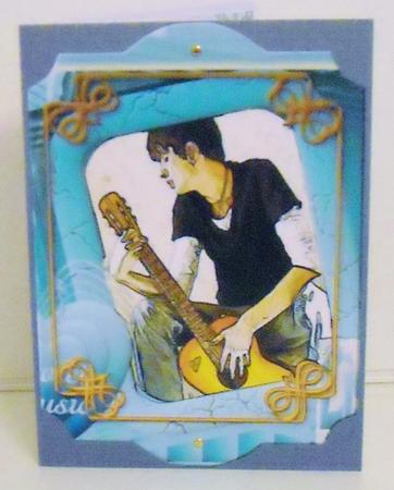 Sweet Music Frame Cardtopper by Pam Stubley