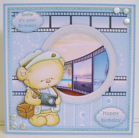 Photographer Ted Smile It's Your Birthday 8x8 Mini Kit by Pam Stubley