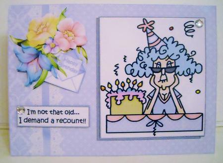 Stella Wants a Recount Quick Card by Pam Stubley