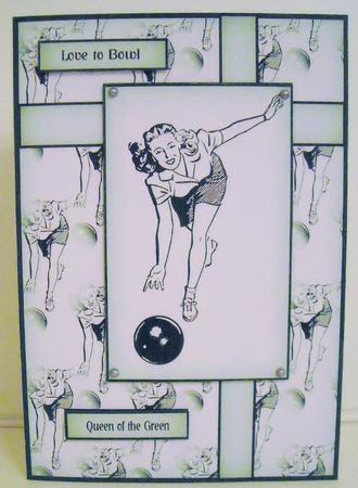Retro Bowling Queen by Pam Stubley