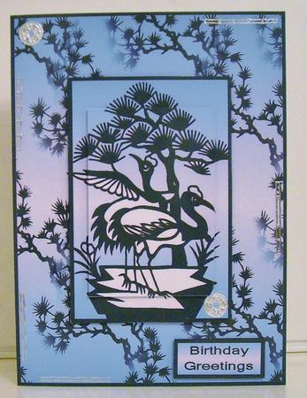Oriental Beauty Blue by Pam Stubley