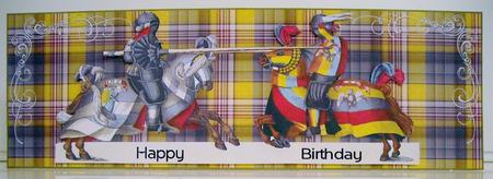 Knights Jousting by Pam Stubley