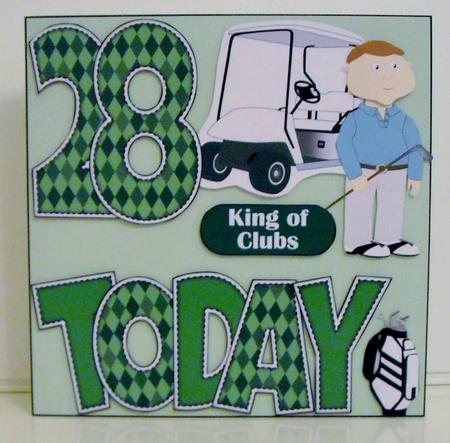 'any Age' with Golf Theme Card Kit by Pam Stubley