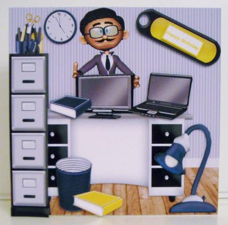 Chaos at the Office 8x8 Mini Kit by Pam Stubley