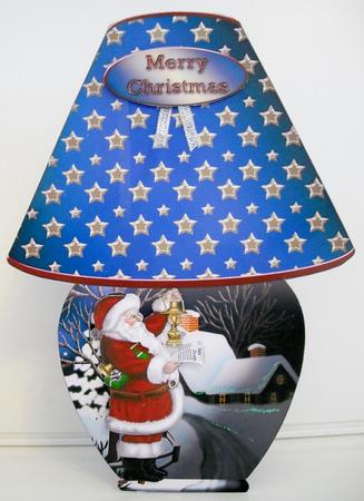 Table Lamp Card Mini Kit - Santa Claus by Pam Stubley