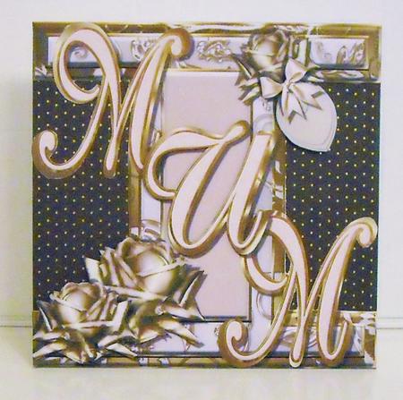 I Card Front - Relation Card - Mum by Pam Stubley