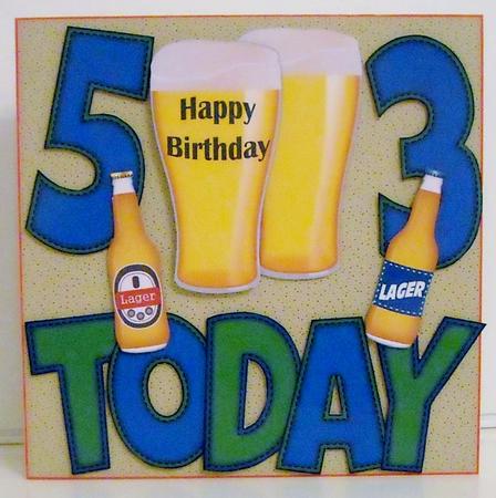 'any Age' with Beer Card Kit by Pam Stubley