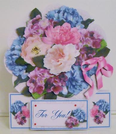 Roses & Posies Stand Alone Easel Kit - Summer Bouquet by Pam Stubley