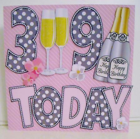 'any Age' with Champagne Card Kit by Pam Stubley