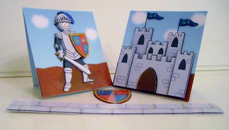 A Knight and His Castle Double Twist Easel Mini Kit by Pam Stubley