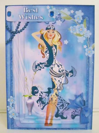 Fashionista! in Blue Pyramid Mini Kit by Pam Stubley
