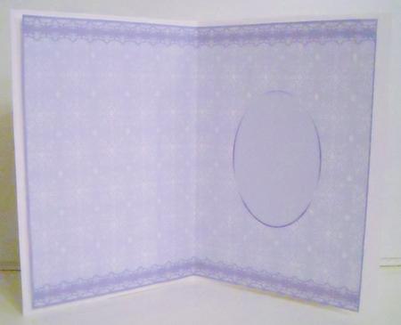 Dusty Pink Patterned Insert by Pam Stubley