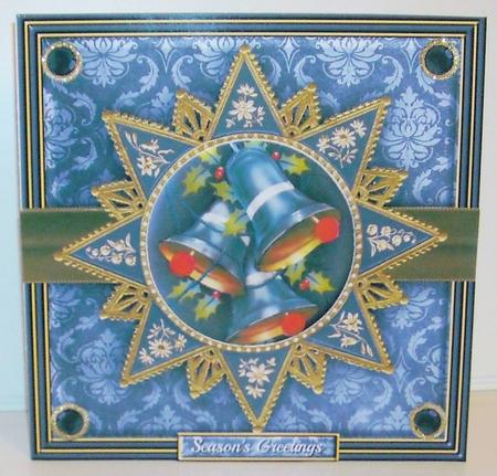 Festive Bells 8x8 Mini Kit by Pam Stubley
