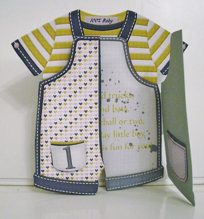 New Baby Romper Birthday Boy 9 by Pam Stubley