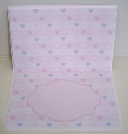 Pink and Lilac Landscape Insert by Pam Stubley