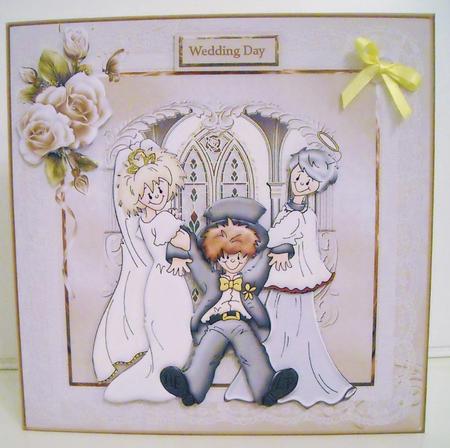 Bride and Groom Wedding Mini Kit by Pam Stubley