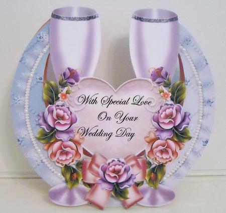 Horseshoe Wedding Card by Pam Stubley