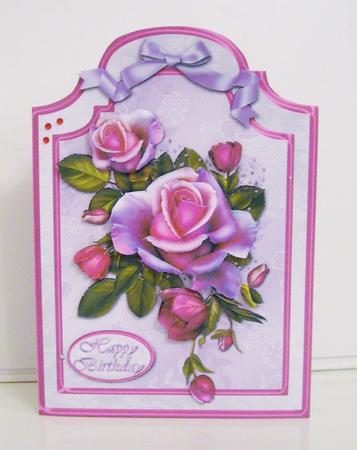Rose Romantica Multi Occasion Shaped Card Kit by Pam Stubley