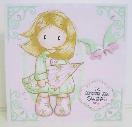 Windswept Chloe Birthday Card by Pam Stubley