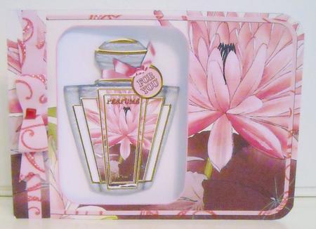 Water Lily Perfume 7x5inch Aperture Card Mini Kit by Pam Stubley