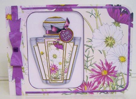 Cosmos Mix Perfume 7x5inch Aperture Card Mini Kit by Pam Stubley