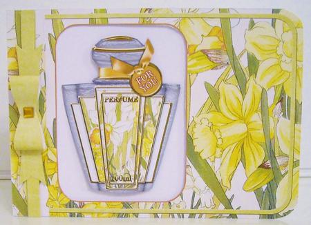 Happy Daffs Perfume 7x5inch Aperture Card Mini Kit by Pam Stubley