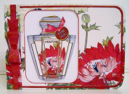 Red Anemone Perfume 7x5inch Aperture Card Mini Kit by Pam Stubley