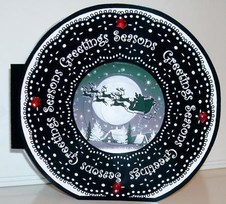 Sparkly Skies Wordaround Card by Pam Stubley