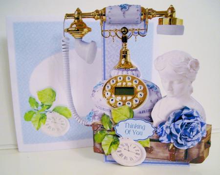 Flowers & Things Shaped Card Kit - Telephone Time by Pam Stubley
