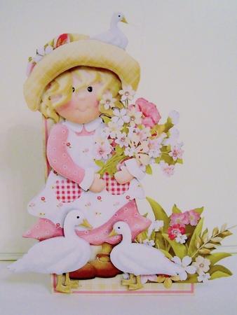 Flowers & Things Shaped Card Kit - Country Girl by Pam Stubley