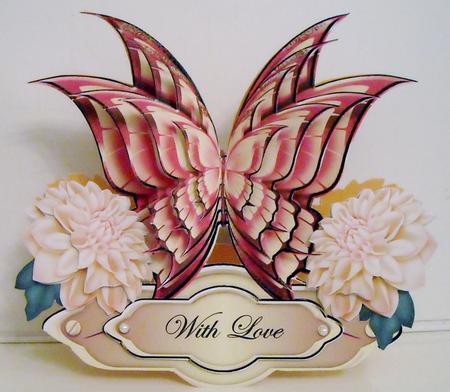 Butterfly Layered Card Mini Kit 3 by Pam Stubley
