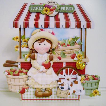 Flowers & Things Shaped Card Kit - an Apple for You by Pam Stubley