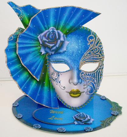 Masquerade Easel Card Kit by Pam Stubley