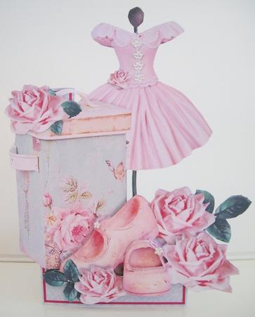 Flowers & Things Shaped Card Kit - Dancing Shoes by Pam Stubley